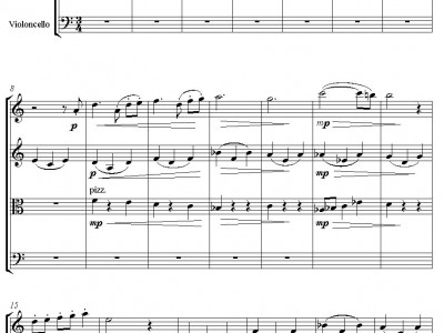 String Quartet Score