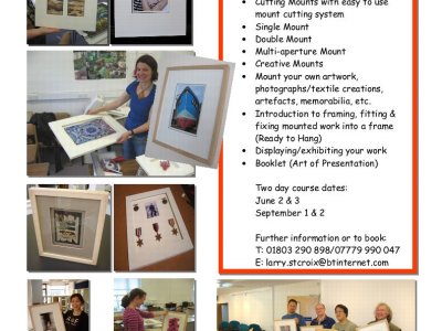 Mounting, Framing, Display & Exhibition Workshops