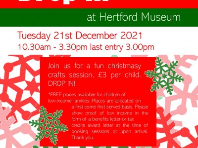 Christmas Crafts Drop in at Hertford Museum