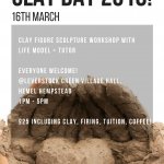 Clay Day 2018 - Life Drawing Happenings figure sculpture session