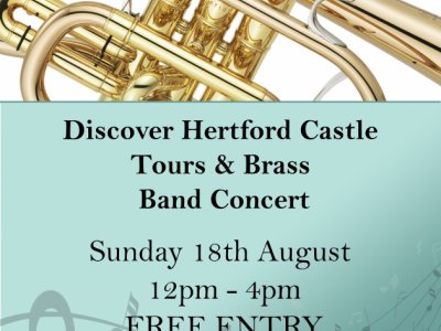 Hertford Castle Tours and Brass Band Concert