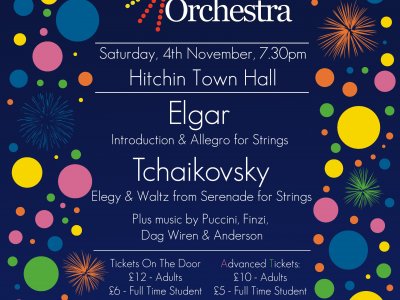 Hitchin Chamber Orchestra Concert - November 4th