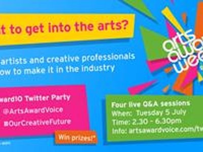 Join the Arts Award10 Twitter Party