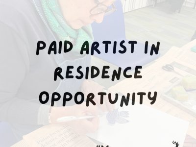 Last call for paid Artist in Residence opportunity