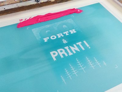 WYPWcourses 'Screen Printed Posters' June 2016