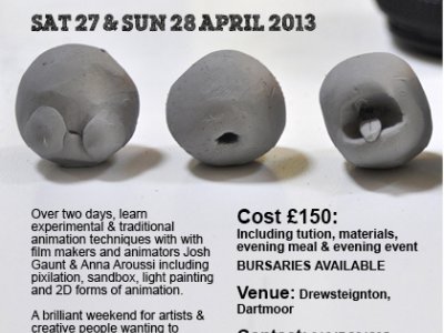 Animation for Artists weekend 27 & 28 April