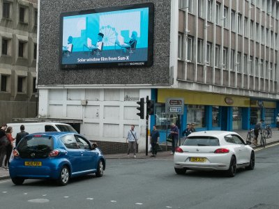 Clever Heat Sensitive Billboard Ad